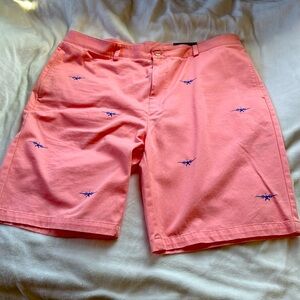 vineyard vines Shorts men's 42  pink slim fit cotton